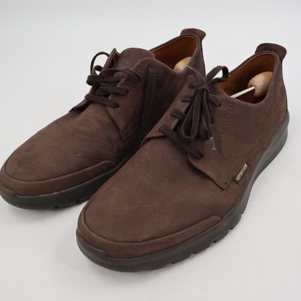 Mephisto Air-Relax Leather Oxford Mens 12.5 Brown Lace Up Lug Sole 4162222949